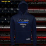 SUDADERA SUPERMAN THIN BLUE LINE