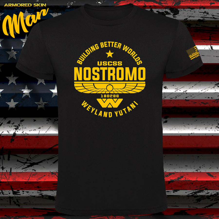 CAMISETA ALIEN NOSTROMO BUILDING BETTER WORLDS