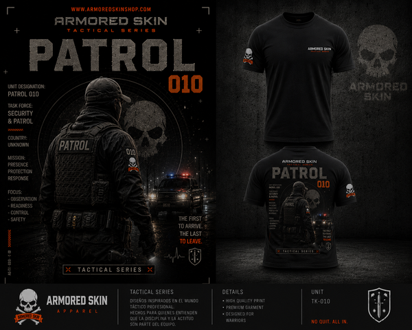 CAMISETA ARMORED SKIN TACTICAL SERIES PATROL 010