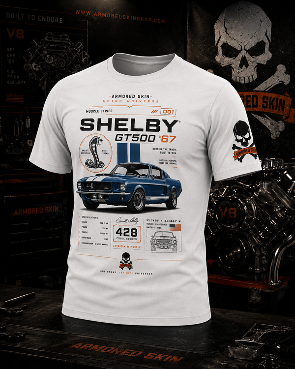 CAMISETA ARMORED SKIN MUSCLE SERIES SHELBY GT500 001
