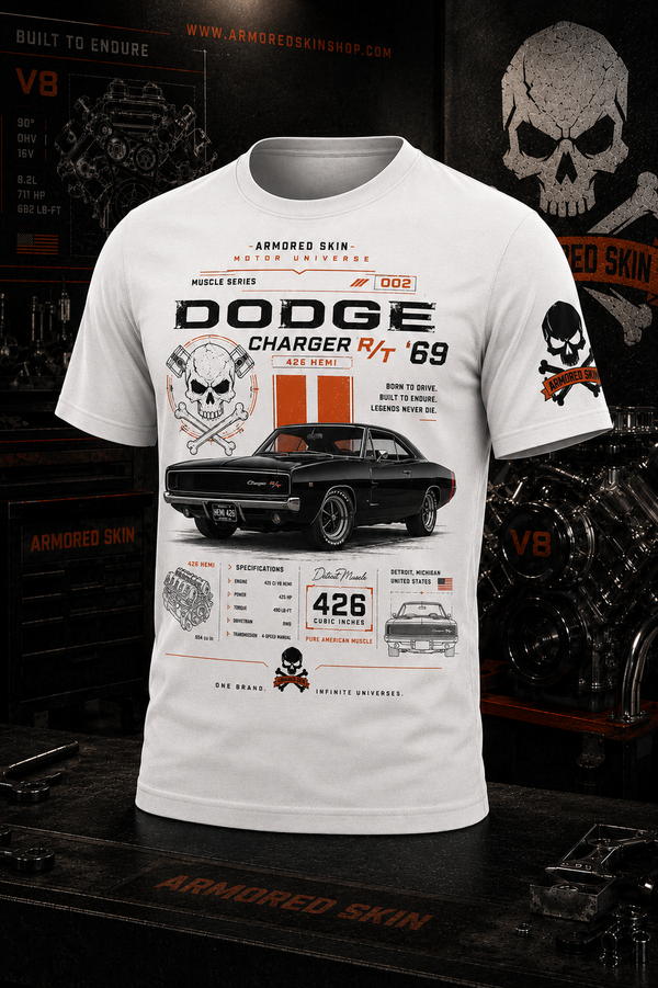 CAMISETA ARMORED SKIN MUSCLE SERIES DODGE CHARGER R/T 002