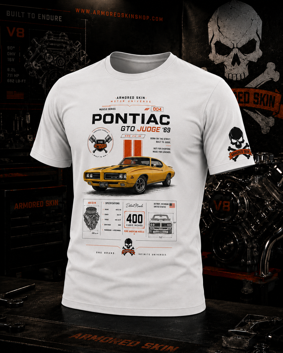CAMISETA ARMORED SKIN MUSCLE SERIES PONTIAC GTO JUDGE 004