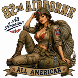 CAMISETA ARMORED SKIN MILITARY PIN UP SERIES 82ND AIRBORNE
