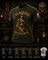 CAMISETA ARMORED SKIN MILITARY PIN UP SERIES US MARINES