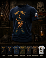 CAMISETA ARMORED SKIN MILITARY PIN UP SERIES NAVY SEALS