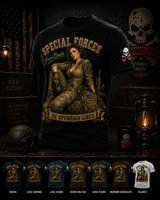 CAMISETA ARMORED SKIN MILITARY PIN UP SERIES SPECIAL FORCES
