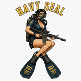 CAMISETA ARMORED SKIN MILITARY PIN UP SERIES NAVY SEALS