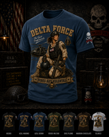 CAMISETA ARMORED SKIN MILITARY PIN UP SERIES DELTA FORCE