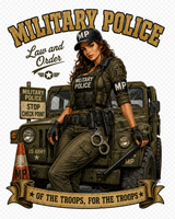 CAMISETA CROPPED MILITARY PIN UP SERIES MILITARY POLICE