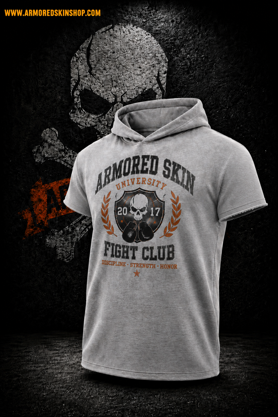 SUDADERA TRAINING BOXER ARMORED SKIN UNIVERSITY