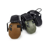 Protectores auditivos EARMOR M300T en negro, verde y marrón